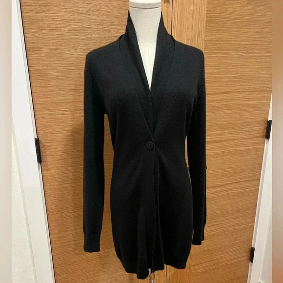 REPEAT | Cashmere/Wool Cardigan | Size 38 Small | Black - Picture 2 of 7